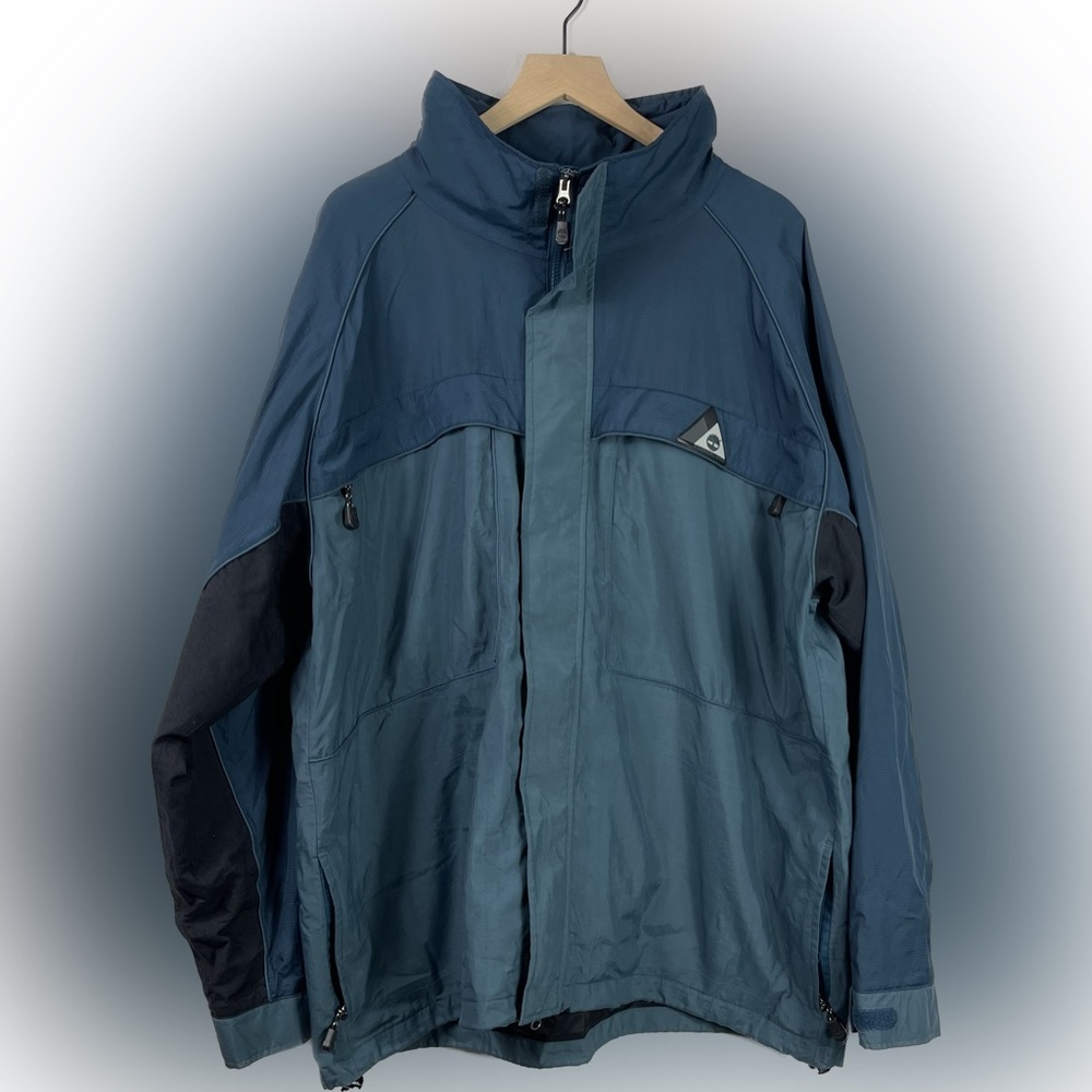 Timberland Men's WEATHERGEAR Waterproof Jacket XXL Blue